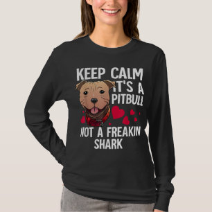 Funny Pitbull Gift for Men Women Hondenliefhebber T-shirt