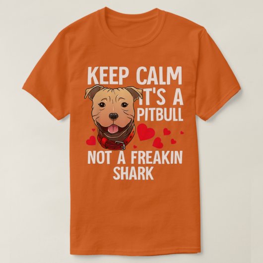 Funny Pitbull Gift for Men Women Hondenliefhebber  T-shirt (Design voorkant)