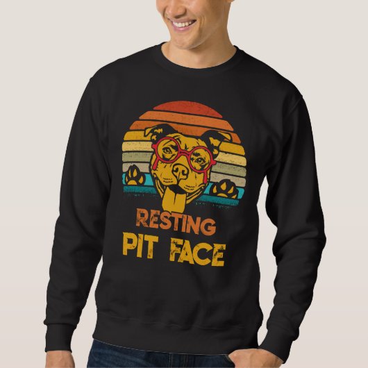 Funny Pitbull Trui (Voorkant)