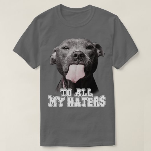 Funny Pitbull van al mijn Hondenliefhebber van de T-shirt (Design voorkant)