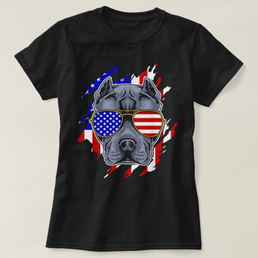 Funny Pitbulls Lovers - Pittbull T-Shirt (Design voorkant)