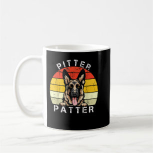 Funny Pitter Patter Dog German Shepherd Dog Rescue Koffiemok