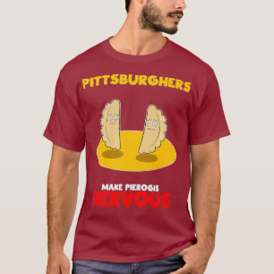 Funny Pittsburgh Nervous Pierogi T for Premium T-shirt