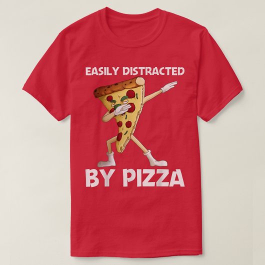 Funny Pizza Art voor mannen Pizza Slice Italiaans T-shirt (Design voorkant)