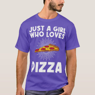 Funny Pizza Art voor meisjes Kinder mam T-shirt