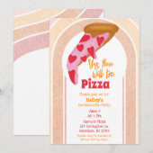 Funny Pizza Bachelorette Party Kaart (Voorkant / Achterkant)