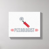 Funny Pizza Canvas Afdruk (Voorkant)
