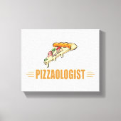 Funny Pizza Canvas Afdruk (Voorkant)