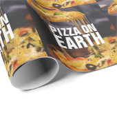 FUNNY PIZZA CHRISTMAS  CADEAUPAPIER (Rol Hoek)