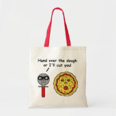 Funny Pizza Cutter Dough Pun Tote Bag (Voorkant)