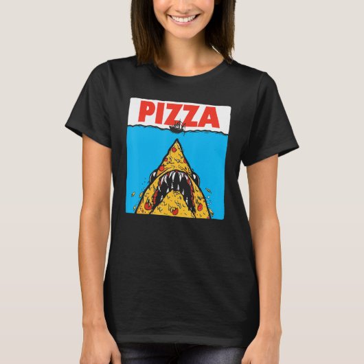 Funny Pizza dads Moms Son T-shirt (Voorkant)