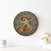 Funny Pizza David Renaissance Art Parody Kitchen Grote Klok (Huis)