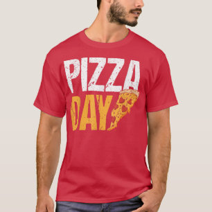 Funny Pizza Day design grappige pizzaminnaar T-shirt