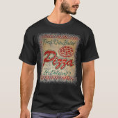 Funny Pizza Delivery Box  Graphic Shirt Mannen (Voorkant)