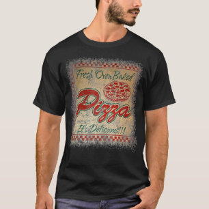 Funny Pizza Delivery Box Graphic Shirt Mannen