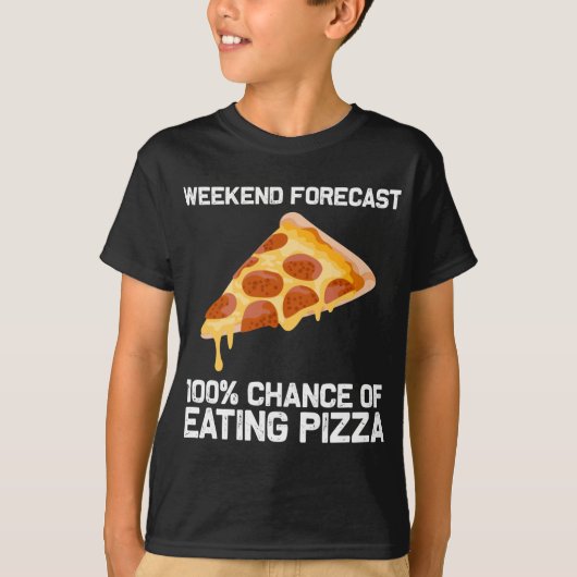 Funny Pizza Design voor mannen T-shirt (Voorkant)
