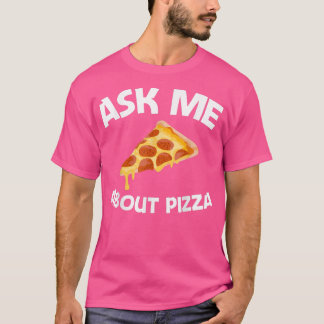 Funny Pizza Design voor mannen T-shirt