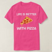 Funny Pizza Design voor mannen T-shirt (Design voorkant)