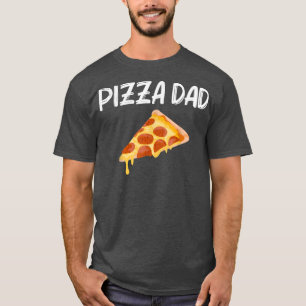 Funny Pizza Design voor pap Mannen T-shirt
