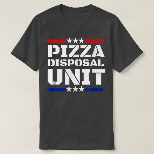 Funny Pizza Eating Pizza Lover T-shirt (Design voorkant)