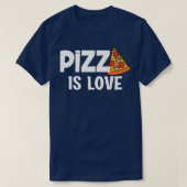 Funny Pizza is Love Slice of Heaven 853 T-shirt (Design voorkant)