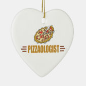 Funny Pizza Keramisch Ornament (Rechts)