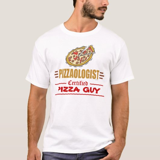 Funny Pizza Lover Maker Driver Cook Delivery Eat T-shirt (Voorkant)