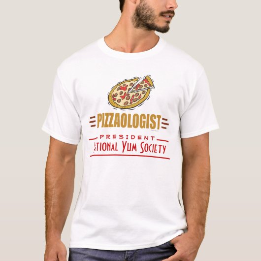 Funny Pizza Lover Maker Driver Cook Delivery Eat T-shirt (Voorkant)