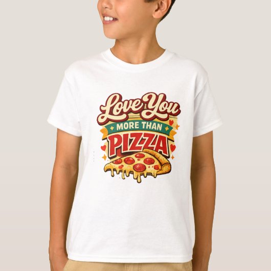 Funny pizza Lover Valentine Shirt -pizza Lover (Voorkant)
