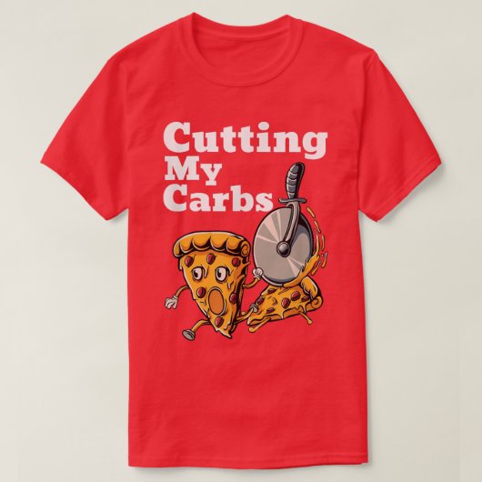 Funny Pizza Lovers die mijn krabben Pizza snijden T-shirt (Design voorkant)