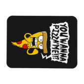 Funny pizza magnet magneet (Horizontaal)