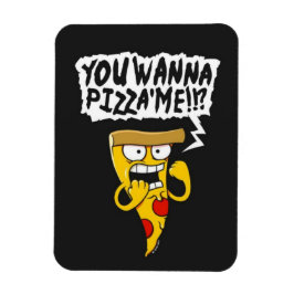 Funny pizza magnet magneet