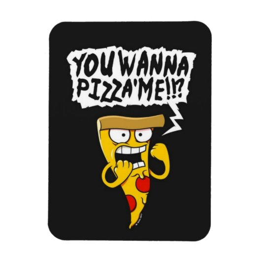 Funny pizza magnet magneet (Verticaal)