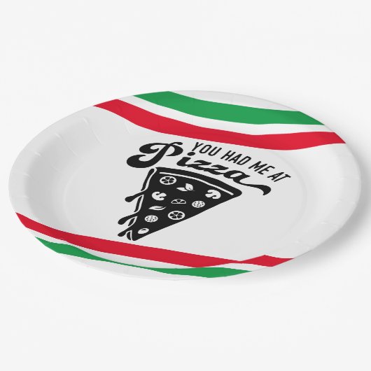 Funny Pizza Paper Bord (Gekanteld)