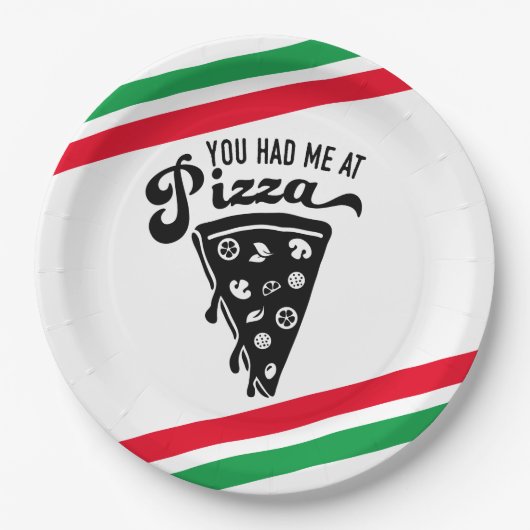 Funny Pizza Paper Bord (Voorkant)