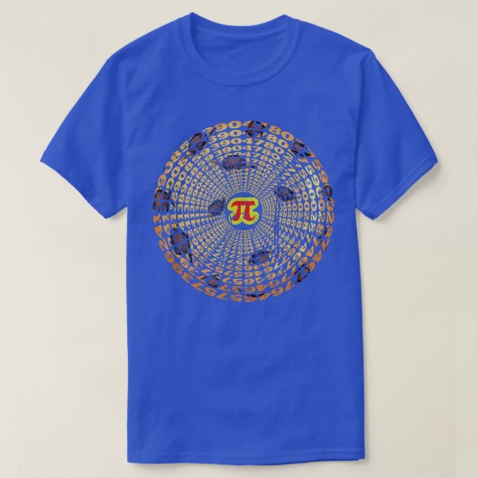Funny Pizza Pi Dag 3 T-shirt (Design voorkant)