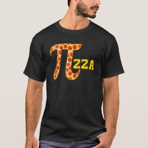 Funny Pizza Pi Wiskunde Symbol Pizza Lovers Pi Day T-shirt