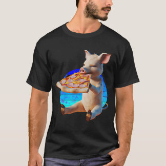 Funny Pizza Pig T-shirt