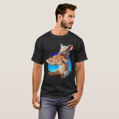 Funny Pizza Pig T-shirt (Voorkant volledig)