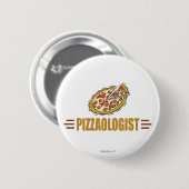 Funny Pizza Ronde Button 5,7 Cm (Voorkant /achterkant)