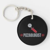 Funny Pizza Sleutelhanger (Voorkant)