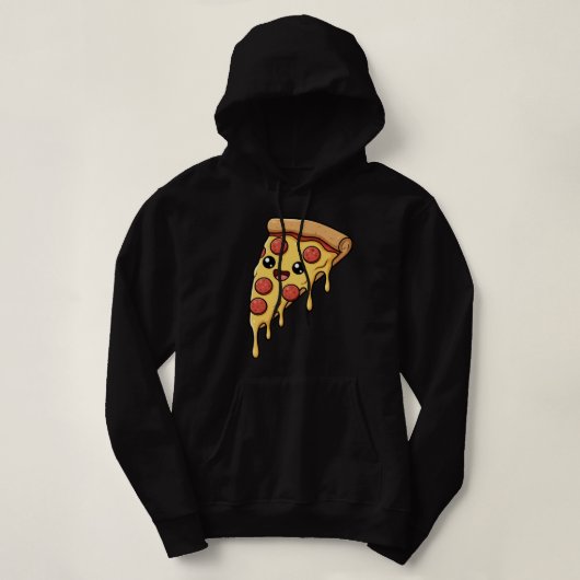 Funny Pizza Slice Lover Hoodie (Design voorkant)
