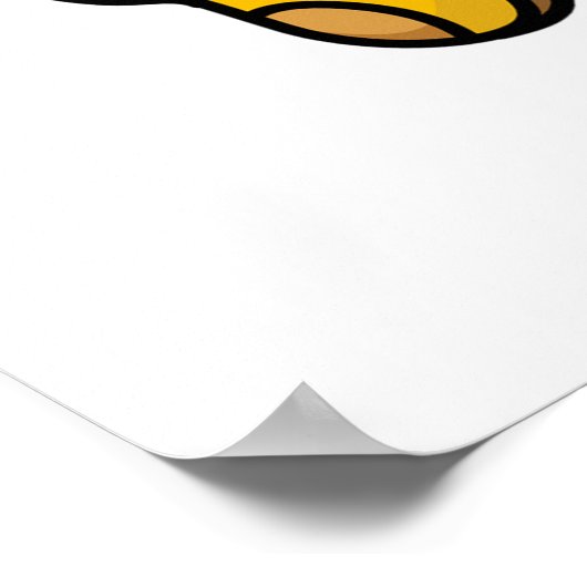 Funny Pizza Slices Poster (Hoek)