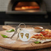 Funny Pizza Slices Sleutelhanger