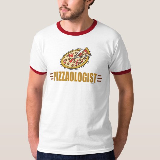 Funny Pizza T-shirt (Voorkant)