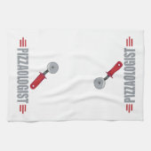 Funny Pizza Theedoek (Horizontaal)