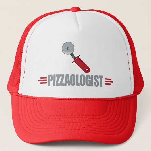 Funny Pizza Trucker Pet (Voorkant)