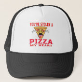 Funny Pizza Trucker Pet (Voorkant)