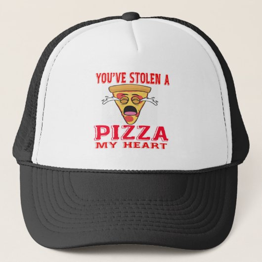 Funny Pizza Trucker Pet (Voorkant)