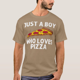 Funny pizza voor jongens Kinder Italiaanse voedsel T-shirt